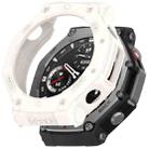 For Amazfit T-Rex3 Armor Hollow TPU Half Coverage Watch Case(Ivory White) - 3