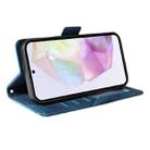 For Samsung Galaxy A36 / A56 ENKAY Embossed Rhombus Starry Leather Phone Case with Screen Film(Purple) - 3