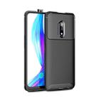 Beetle Series Carbon Fiber Texture Shockproof TPU Case for OPPO realme X(Black) - 1