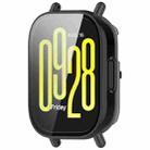 For Redmi Watch 5 Active Tempered Film Integrated PC Watch Protective Case(Black) - 2