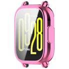 For Redmi Watch 5 Lite Electroplated TPU Full Coverage Watch Protective Case(Pink) - 2