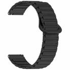 For Samsung Galaxy Watch 7 40 / 44mm Dual Color Magnetic Buckle Silicone Watch Band(Black) - 3