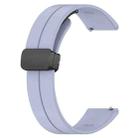 For Redmi Watch 5 Lite Folding Magnetic Buckle Silicone Watch Band(Light Blue) - 3