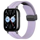 For Redmi Watch 5 Lite Folding Magnetic Buckle Silicone Watch Band(Purple) - 1