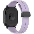 For Redmi Watch 5 Lite Folding Magnetic Buckle Silicone Watch Band(Purple) - 2