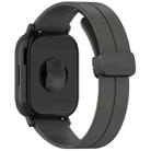 For Huawei Watch GT5 46mm Folding Magnetic Buckle Silicone Watch Band(Space Grey) - 2