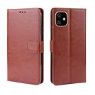 Retro Crazy Horse Texture Horizontal Flip Leather Case for iPhone 11 6.1 inch, with Holder & Card Slots & Photo Frame(Brown) - 1