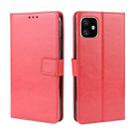 Retro Crazy Horse Texture Horizontal Flip Leather Case for iPhone 11 6.1 inch, with Holder & Card Slots & Photo Frame(Red) - 1