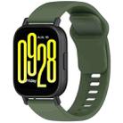 For Redmi Watch 5 Active Youth Version Solid Color Quick Release Silicone Watch Band(Dark Green) - 1