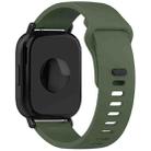 For Redmi Watch 5 Active Youth Version Solid Color Quick Release Silicone Watch Band(Dark Green) - 2