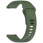 For Redmi Watch 5 Active Youth Version Solid Color Quick Release Silicone Watch Band(Dark Green) - 3