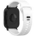 For Redmi Watch 5 Active Youth Version Solid Color Quick Release Silicone Watch Band(White) - 2