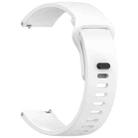 For Redmi Watch 5 Active Youth Version Solid Color Quick Release Silicone Watch Band(White) - 3