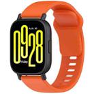 For Redmi Watch 5 Active Youth Version Solid Color Quick Release Silicone Watch Band(Orange) - 1