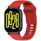 For Redmi Watch 5 Active Youth Version Solid Color Quick Release Silicone Watch Band(Red) - 1