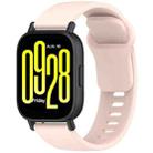 For Redmi Watch 5 Active Youth Version Solid Color Quick Release Silicone Watch Band(Light Pink) - 1