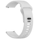 For Redmi Watch 5 Active Youth Version Solid Color Quick Release Silicone Watch Band(Gray) - 3