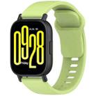 For Redmi Watch 5 Lite Youth Version Solid Color Quick Release Silicone Watch Band(Lime) - 1