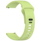 For Redmi Watch 5 Lite Youth Version Solid Color Quick Release Silicone Watch Band(Lime) - 3