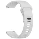 For Redmi Watch 5 Lite Youth Version Solid Color Quick Release Silicone Watch Band(Gray) - 3