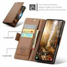 For Samsung Galaxy S24 FE 5G CaseMe 023 Butterfly Buckle Litchi Texture RFID Anti-theft Leather Phone Case(Brown) - 2