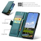 For Samsung Galaxy S25 5G CaseMe 023 Butterfly Buckle Litchi Texture RFID Anti-theft Leather Phone Case(Green) - 2