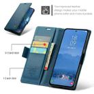 For Samsung Galaxy S25 5G CaseMe 023 Butterfly Buckle Litchi Texture RFID Anti-theft Leather Phone Case(Blue) - 2