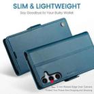 For Samsung Galaxy S25 5G CaseMe 023 Butterfly Buckle Litchi Texture RFID Anti-theft Leather Phone Case(Blue) - 3