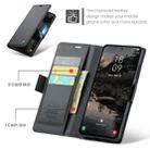 For Samsung Galaxy S25 5G CaseMe 023 Butterfly Buckle Litchi Texture RFID Anti-theft Leather Phone Case(Black) - 2