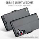 For Samsung Galaxy S25 5G CaseMe 023 Butterfly Buckle Litchi Texture RFID Anti-theft Leather Phone Case(Black) - 3