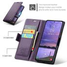 For Samsung Galaxy S25 5G CaseMe 023 Butterfly Buckle Litchi Texture RFID Anti-theft Leather Phone Case(Purple) - 2