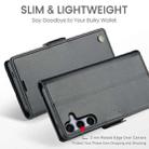 For Samsung Galaxy S25+ 5G CaseMe 023 Butterfly Buckle Litchi Texture RFID Anti-theft Leather Phone Case(Black) - 3