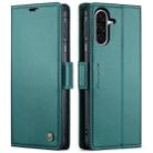 For Samsung Galaxy A26 CaseMe 023 Butterfly Buckle Litchi Texture RFID Anti-theft Leather Phone Case(Green) - 1
