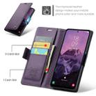 For Samsung Galaxy A36 CaseMe 023 Butterfly Buckle Litchi Texture RFID Anti-theft Leather Phone Case(Purple) - 2