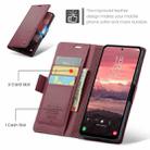 For Samsung Galaxy A56 CaseMe 023 Butterfly Buckle Litchi Texture RFID Anti-theft Leather Phone Case(Red) - 2