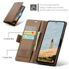 For Samsung Galaxy A56 CaseMe 023 Butterfly Buckle Litchi Texture RFID Anti-theft Leather Phone Case(Brown) - 2