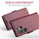 For Samsung Galaxy S25 Ultra 5G CaseMe 023 Butterfly Buckle Litchi Texture RFID Anti-theft Leather Phone Case(Red) - 3