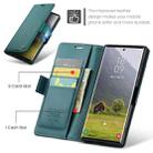 For Samsung Galaxy S25 Ultra 5G CaseMe 023 Butterfly Buckle Litchi Texture RFID Anti-theft Leather Phone Case(Green) - 2