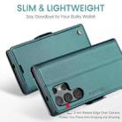For Samsung Galaxy S25 Ultra 5G CaseMe 023 Butterfly Buckle Litchi Texture RFID Anti-theft Leather Phone Case(Green) - 3