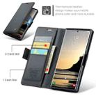 For Samsung Galaxy S25 Ultra 5G CaseMe 023 Butterfly Buckle Litchi Texture RFID Anti-theft Leather Phone Case(Black) - 2