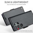 For Samsung Galaxy S25 Ultra 5G CaseMe 023 Butterfly Buckle Litchi Texture RFID Anti-theft Leather Phone Case(Black) - 3
