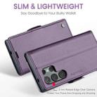 For Samsung Galaxy S25 Ultra 5G CaseMe 023 Butterfly Buckle Litchi Texture RFID Anti-theft Leather Phone Case(Purple) - 3