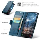 For Samsung Galaxy S25 Edge 5G CaseMe 023 Butterfly Buckle Litchi Texture RFID Anti-theft Leather Phone Case(Blue) - 2