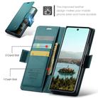 For Samsung Galaxy Z Fold7 CaseMe 023 Butterfly Buckle Litchi Texture RFID Anti-theft Leather Phone Case(Green) - 2