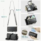 For Samsung Galaxy A36 CaseMe C36 Card Slots Zipper Wallet RFID Anti-theft Leather Phone Case(Black) - 3