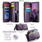 For Samsung Galaxy A36 CaseMe C36 Card Slots Zipper Wallet RFID Anti-theft Leather Phone Case(Purple) - 2