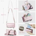 For Samsung Galaxy A56 5G CaseMe C36 Card Slots Zipper Wallet RFID Anti-theft Leather Phone Case(Pink) - 3