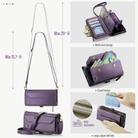 For Samsung Galaxy A56 5G CaseMe C36 Card Slots Zipper Wallet RFID Anti-theft Leather Phone Case(Purple) - 3