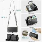 For Samsung Galaxy S25 Edge 5G CaseMe C36 Card Slots Zipper Wallet RFID Anti-theft Leather Phone Case(Black) - 3