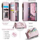 For Samsung Galaxy Z Fold7 CaseMe C36 Card Slots Zipper Wallet RFID Anti-theft Leather Phone Case(Pink) - 2